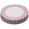 Image de assiettes harlequin 21cm violettes set de 6