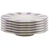 Image de assiettes creuses harlequin 23cm violettes set de 6
