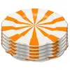 Image de assiettes harlequin 22cm oranges set de 6