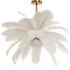 Image de suspension plumes blanches