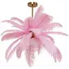Image de suspension plumes roses