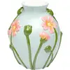 Image de vase bleu fleurs