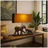 Image de lampe famille d'éléphants