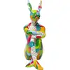 Image de déco lapin pois 39cm