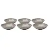 Image de assiettes creuses organic 22cm taupe set de 6
