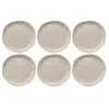 Image de assiettes organic 20cm crème set de 6