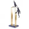 Image de Statuette - KARE - COME TOGETHER - Métal gris - 51 cm - Design contemporain
