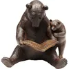 Image de Déco ours lecture marron Kare Design