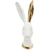 Image de Déco tête de lapin 30cm blanc et doré Kare Design