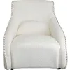 Image de Fauteuil à bascule Swing Ritmo Boucle crème Kare Design