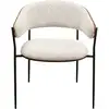 Image de chaise avec accoudoirs cindy noyer kare design