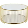 Image de Table basse Wire Double 80cm laiton Kare Design