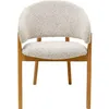 Image de Chaise avec accoudoirs August grise Kare Design