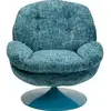 Image de fauteuil pivotant cosy bleu kare design