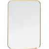 Image de Miroir Simply 90x60cm laiton Kare Design