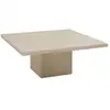 Image de table basse travertino 100x100cm kare design