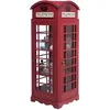 Image de Armoire design cabine téléphonique anglais rouge