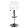 Image de Tabouret de Bar - KARE - Ornament blanc - Assise réglable - Design travaillé