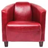 Image de Fauteuil Cigar Lounge rouge Kare Design