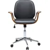 Image de Chaise de bureau pivotante Patron noyer Kare Design