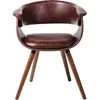 Image de Chaise avec accoudoirs Monaco nougat Kare Design