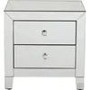 Image de Chevet Luxury 2 tiroirs argent Kare Design