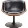 Image de Fauteuil pivotant Soft noyer Kare Design