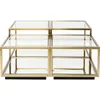 Image de Tables basses Luigi set de 4 dorées Kare Design