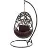 Image de fauteuil suspendu ibiza marron kare design
