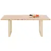 Image de table harmony 160x80cm acacia laiton kare design