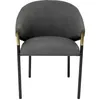 Image de Chaise avec accoudoirs Boulevard grise Kare Design
