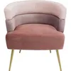 Image de Fauteuil Sandwich velours rose Kare Design