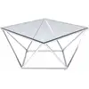 Image de Table basse verre et inox poli cristal