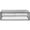 Image de Table basse Wire noire effet marbre 145x70cm Kare Design