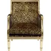 Image de fauteuil regency léopard kare design