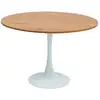 Image de table schickeria 110cm chêne et blanche kare design