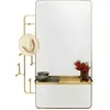 Image de Portemanteau miroir Tristan 150x76cm doré Kare Design