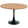 Image de table schickeria 110cm chêne et noire kare design