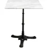 Image de Table Bistrot carrée 60x60cm marbre blanc Kare Design