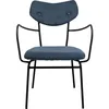 Image de Chaise avec accoudoirs Viola bleue Kare Design