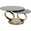 Image de Table basse Beverly dorée Kare Design
