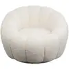 Image de fauteuil pivotant peppo bloom blanc kare design