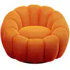 Image de fauteuil pivotant peppo bloom orange kare design