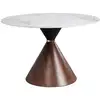 Image de table cono 120cm céramique noyer kare design