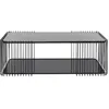 Image de Table basse Wire Double 120x60cm noire Kare Design