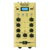 Image de Table de mixage - OMNITRONIC - Gnome-202p - Mini - 2 canaux - Or