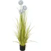 Image de EUROPALMS Herbe dallium ArtificielleBleue120 cm