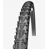 Image de Pneu de cyclisme Schwalbe Cx Comp 24x1.75 rigide noir avec bande réfléchissante