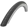 Image de Pneu rigide Schwalbe Road Cruiser 28x1.60 GreenCompound K-Guard TwinSkin réfléchissant noir blanc