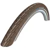 Image de Pneu rigide Schwalbe Road Cruiser 28x1.75 GreenCompound K-Guard TwinSkin réfléchissant marron